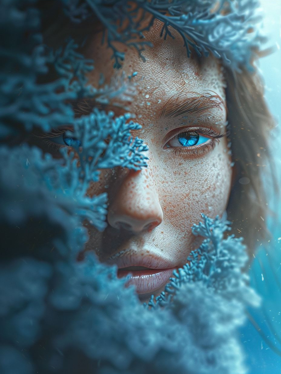 Frozen Gaze of Amber Light