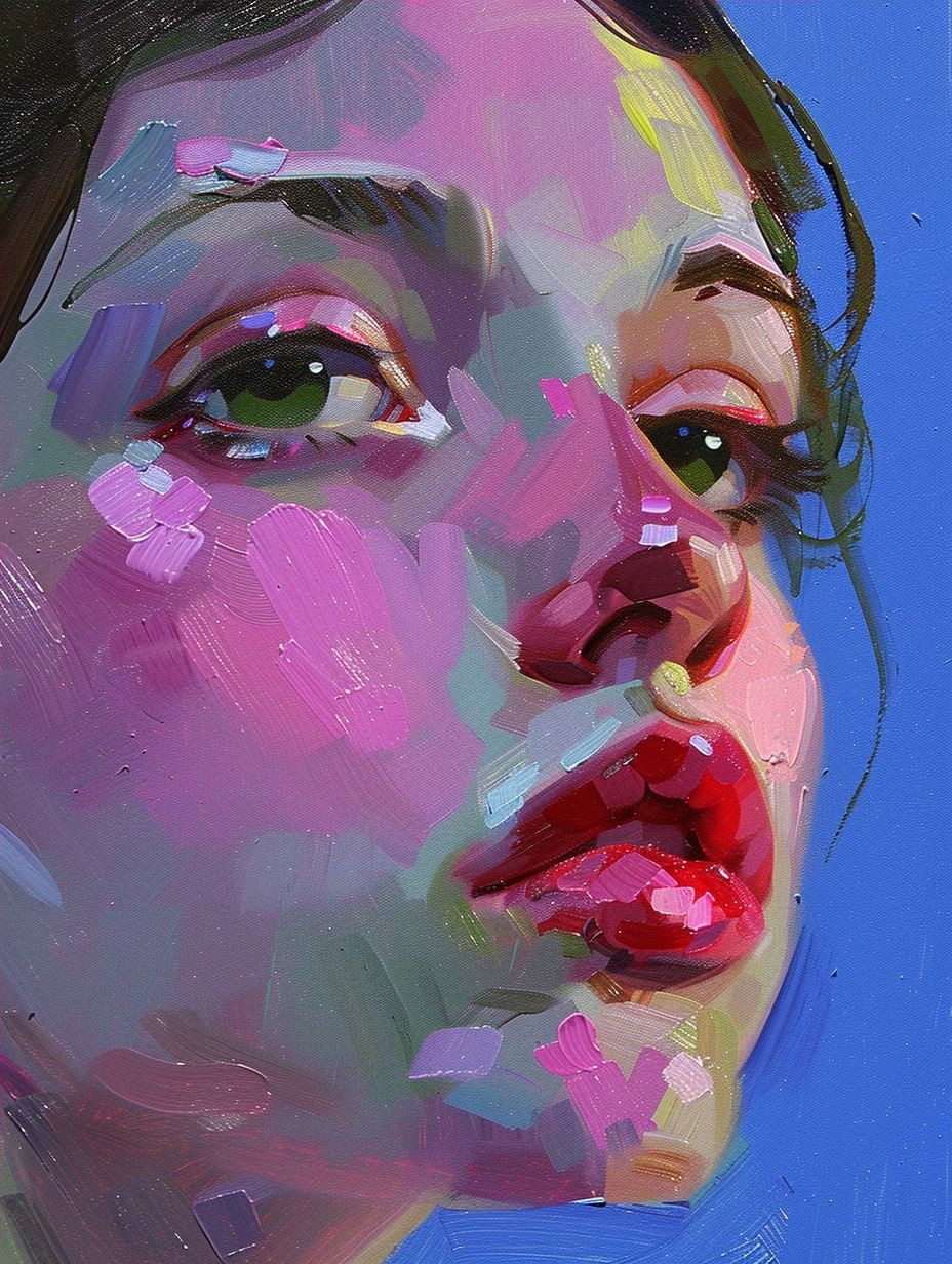 Vibrant Prism Portrait