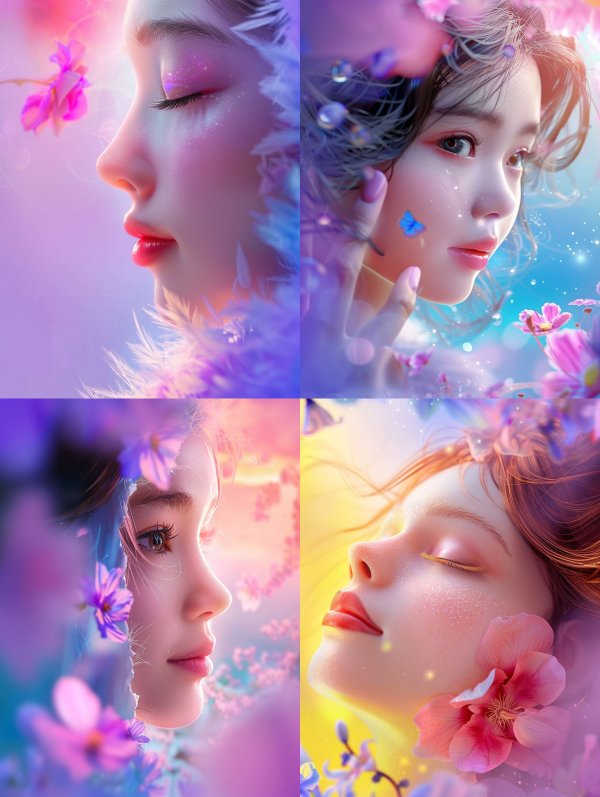 Ethereal Dream of Pastel Light