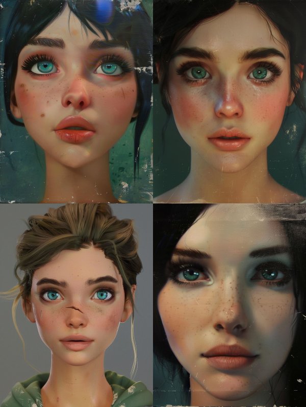 Ethereal Azure Gaze