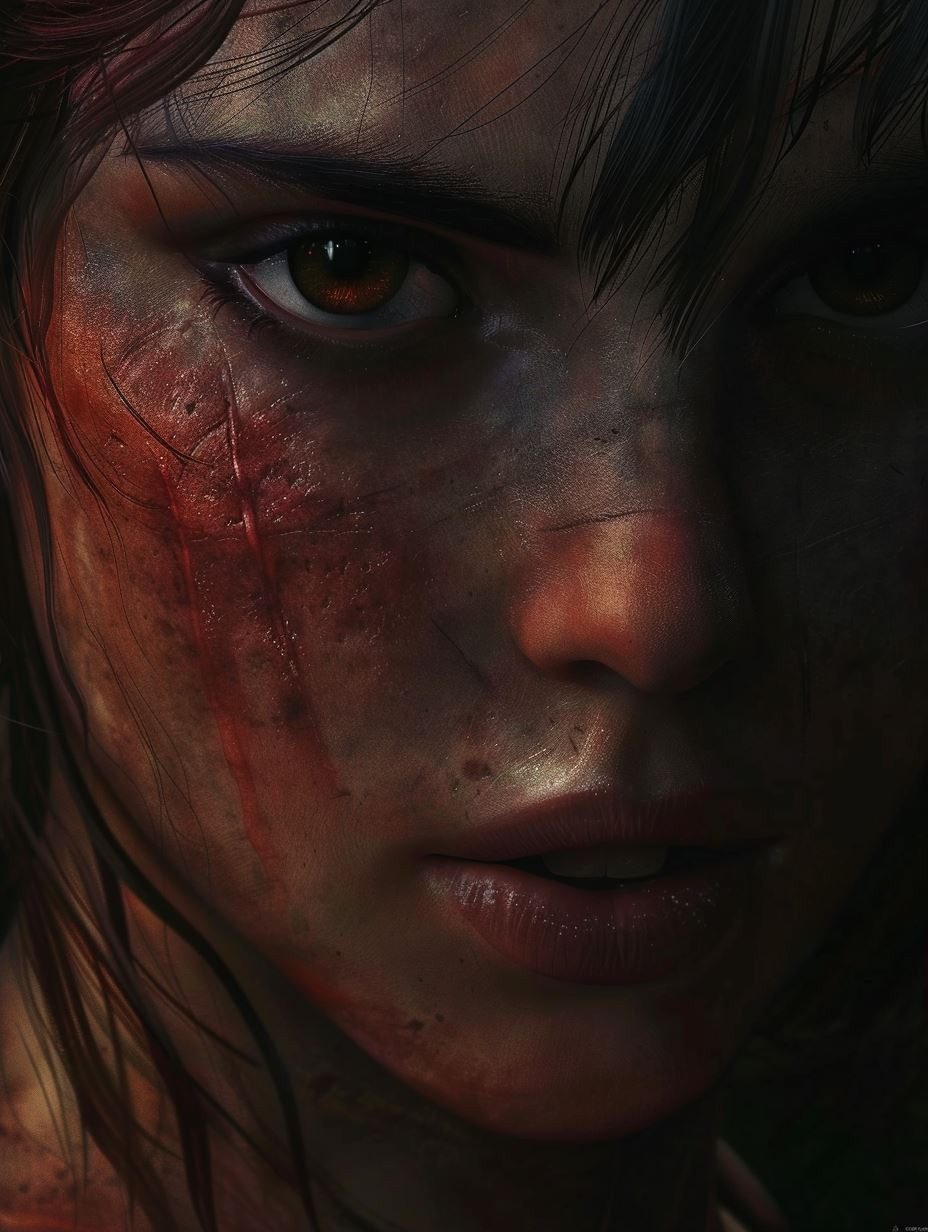 Gritty Survivalist Portrait Study