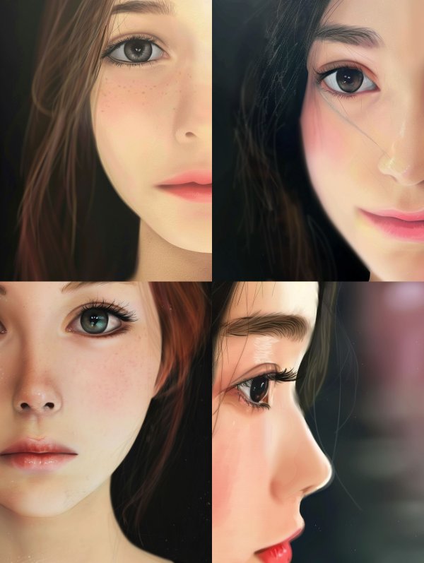 Soft Ethereal Anime Portrait