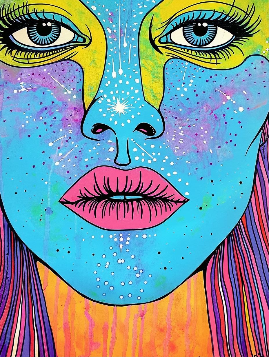 Cosmic Neon Dream - Image 1