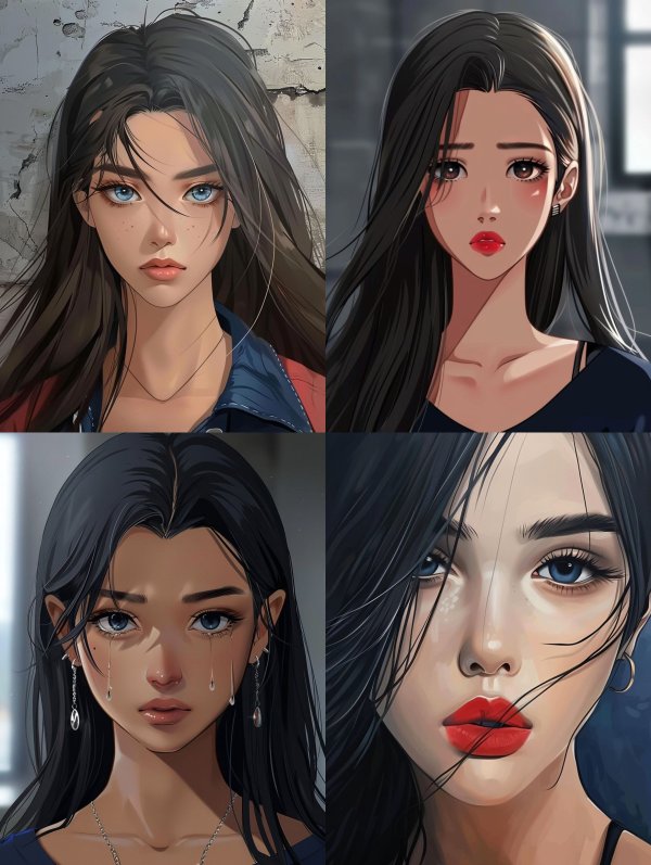 Ethereal Digital Portraiture Study