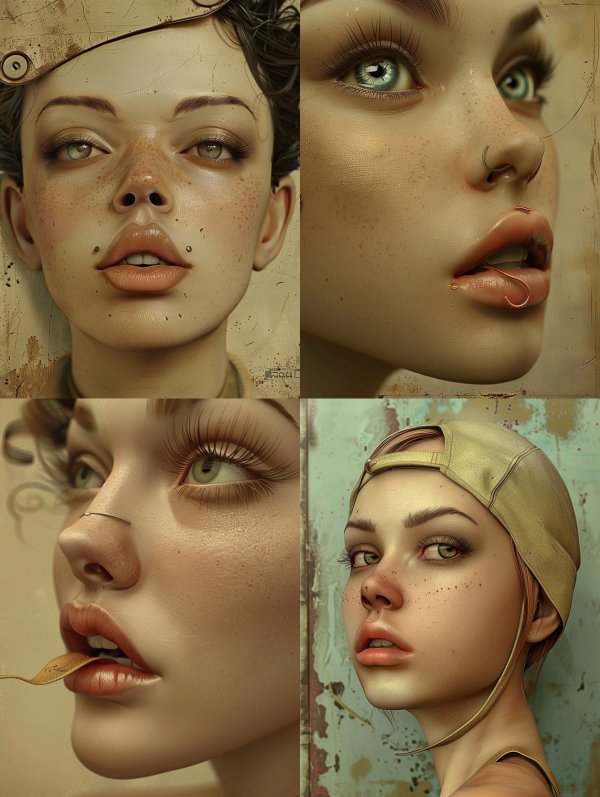Ethereal Vintage Portrait Study