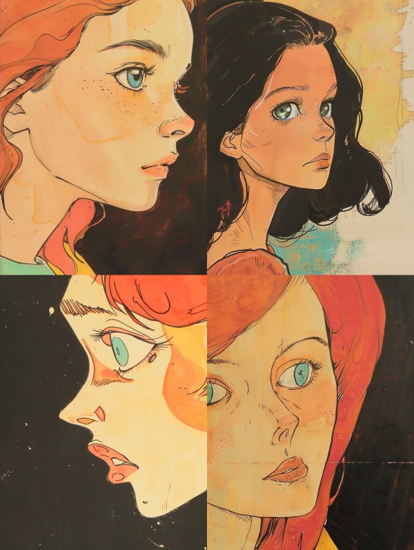 Amber Glow Illustration