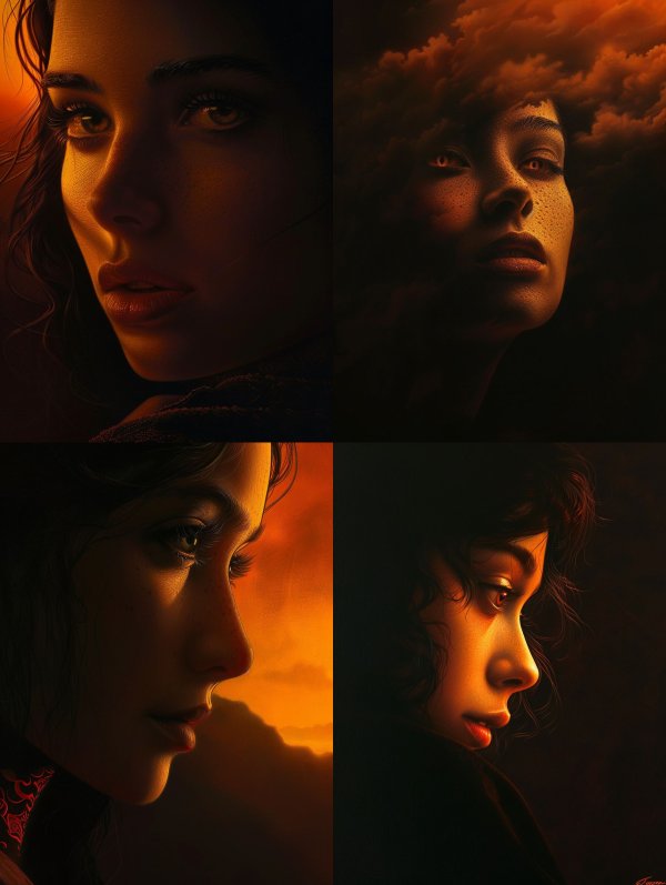 Amber Twilight Glow