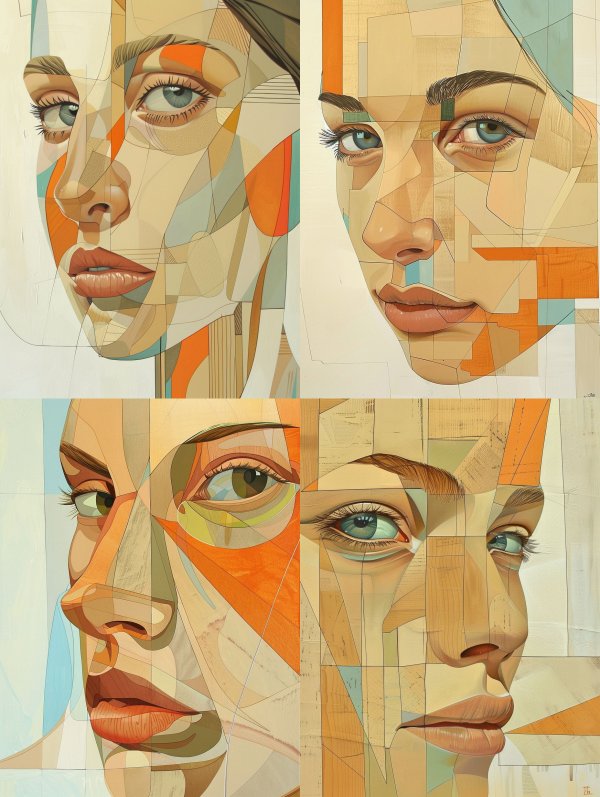 Geometric Soul Portrait