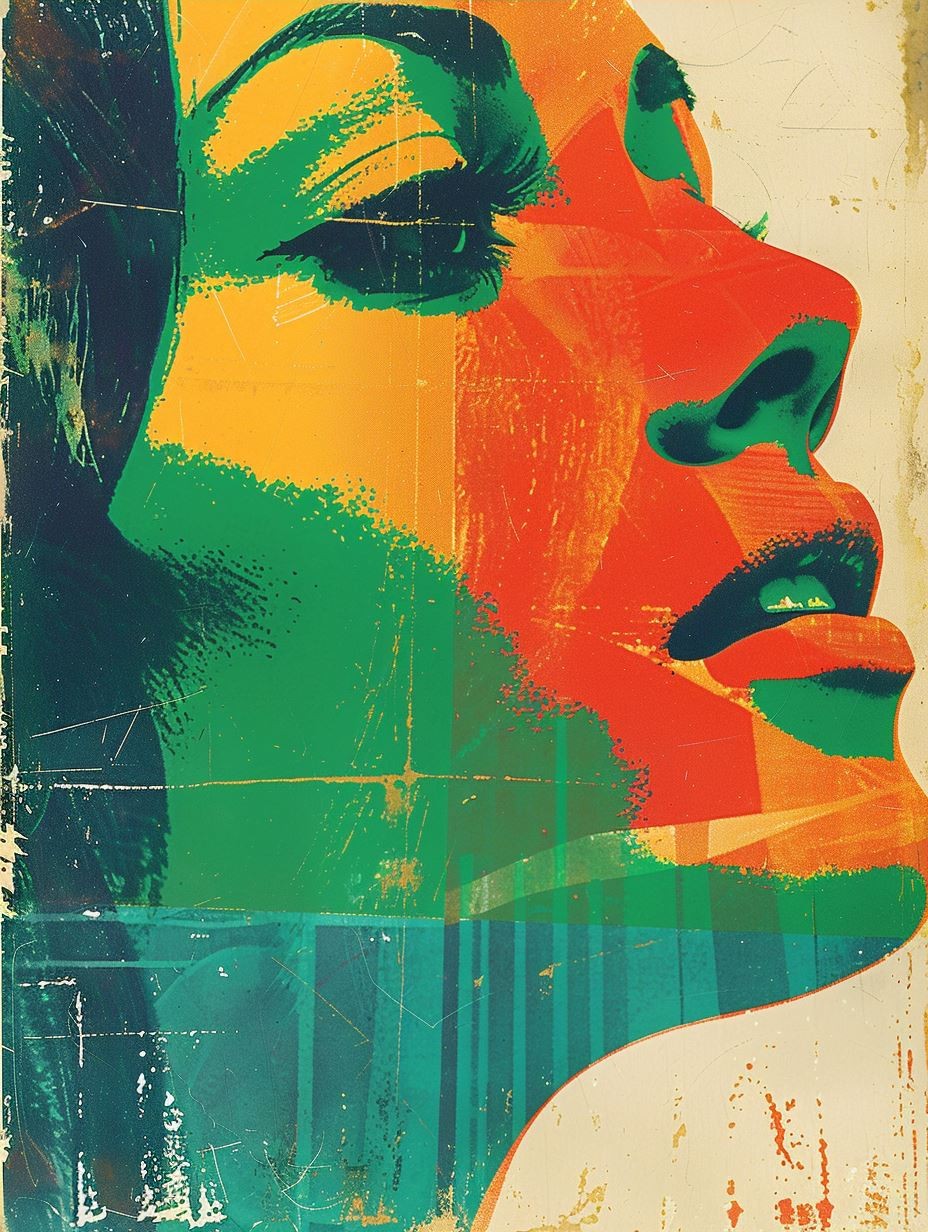 Neon Pop Portrait