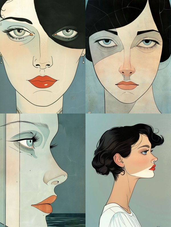 Noir Elegance Art Deco