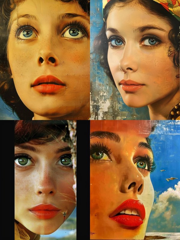 Vintage Cinematic Portrait Studies