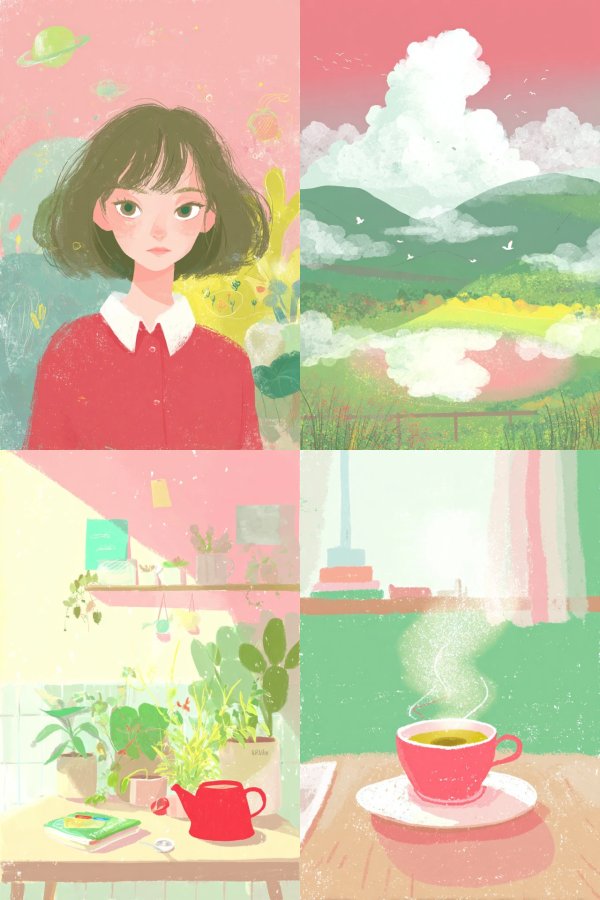 Pastel Dream Portrait