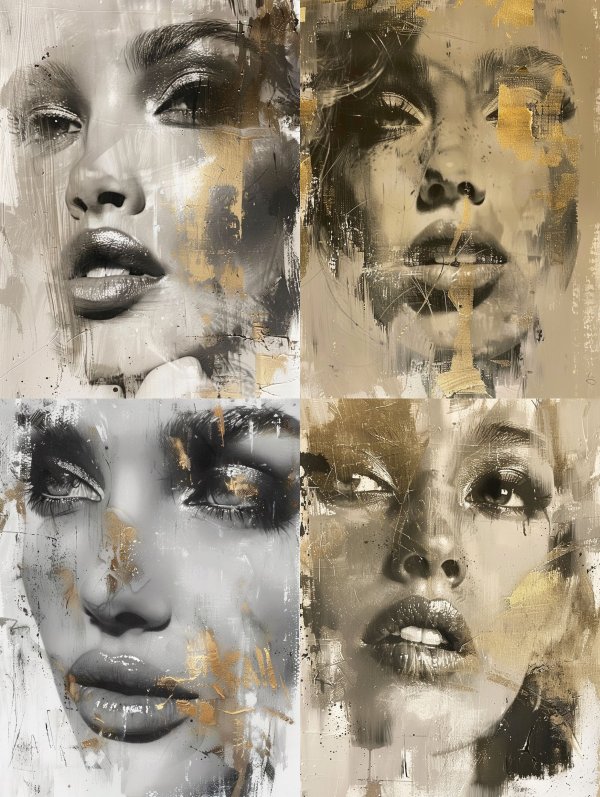 Gilded Fragments of a Portrait