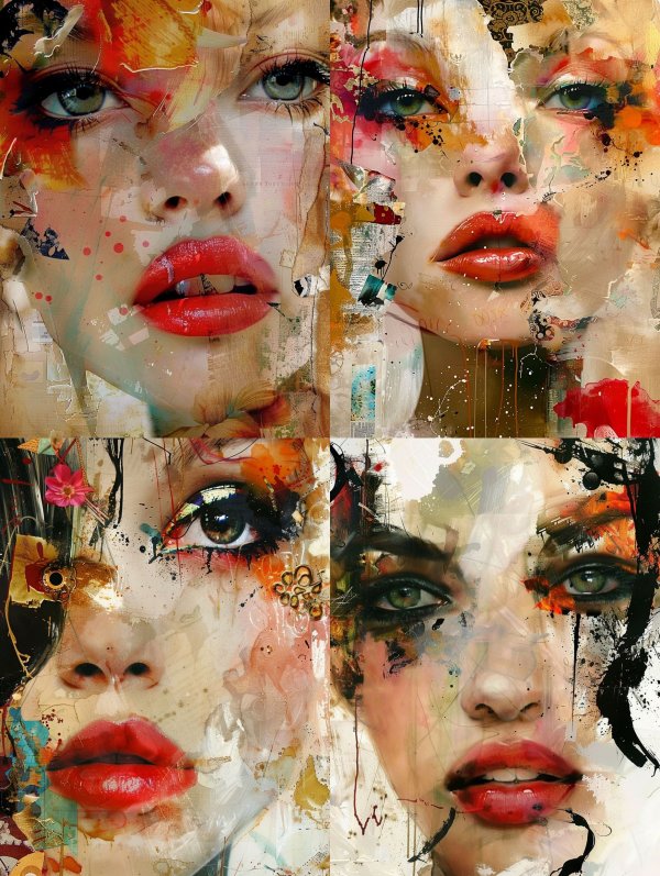 Fragmented Crimson Muse