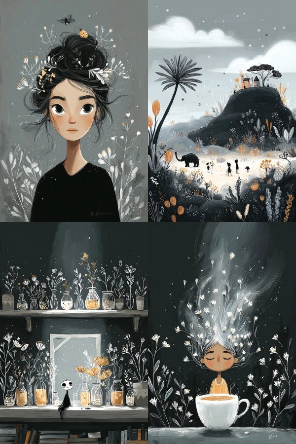 Botanical Dream Portrait