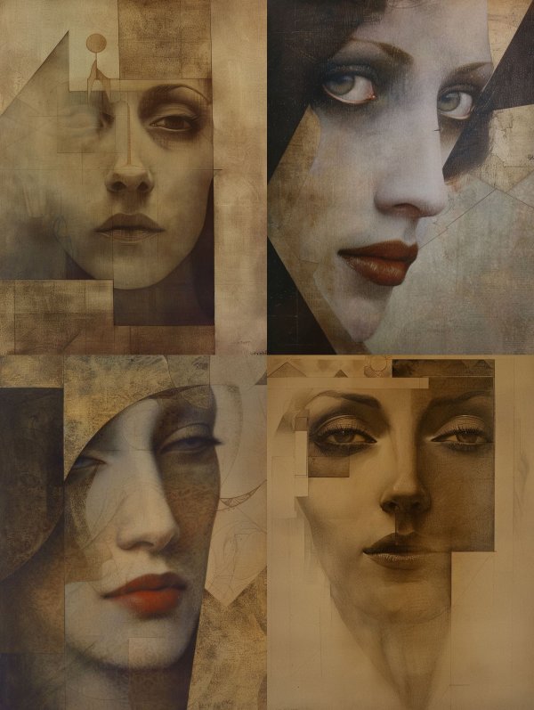 Fragmented Soul Portrait