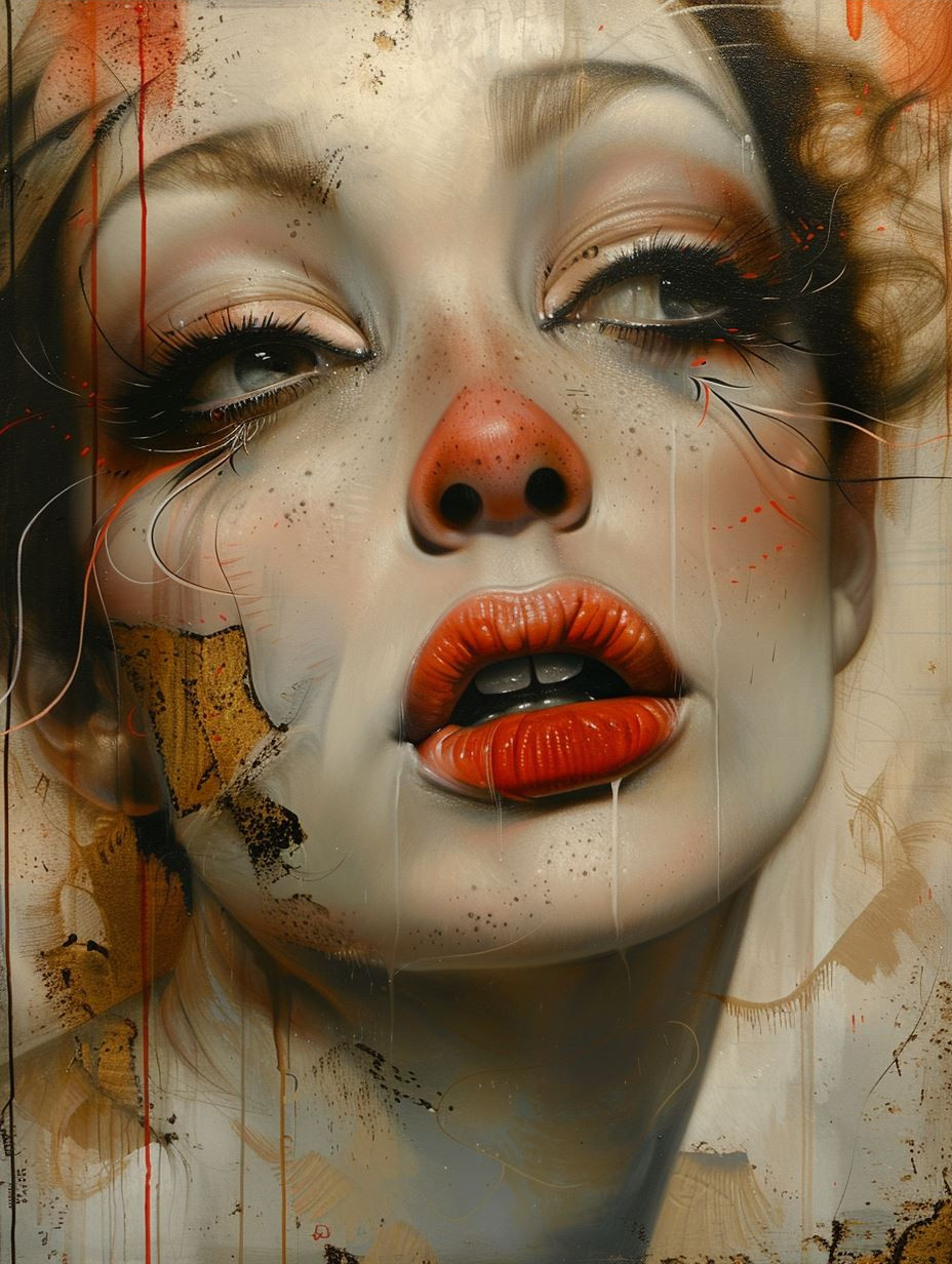 Fragmented Soul Surrealist Portrait