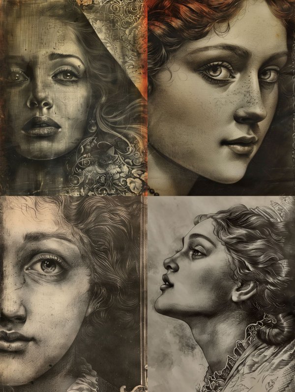 Vintage Ethereal Portrait