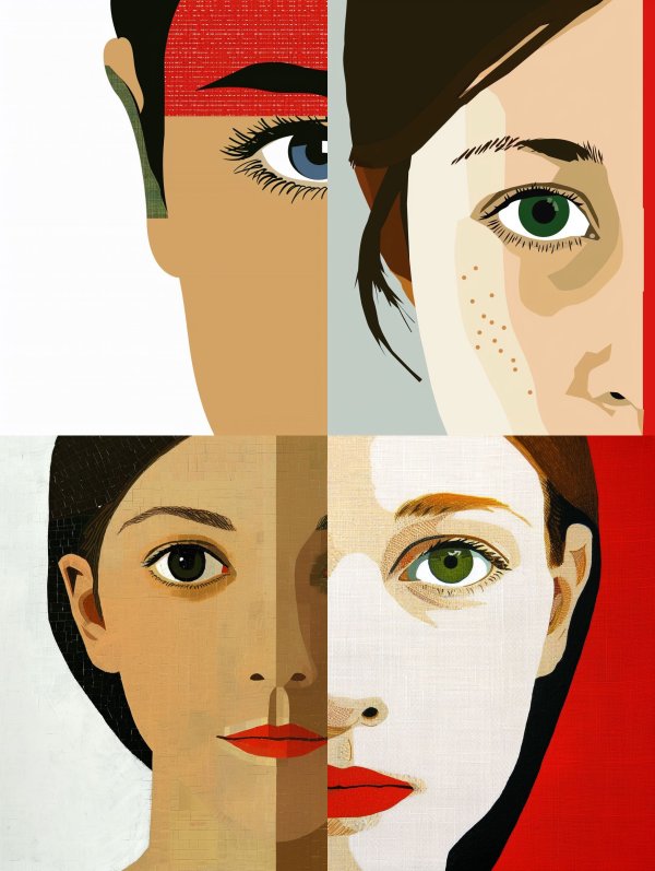 Pop Art Portrait Fragment