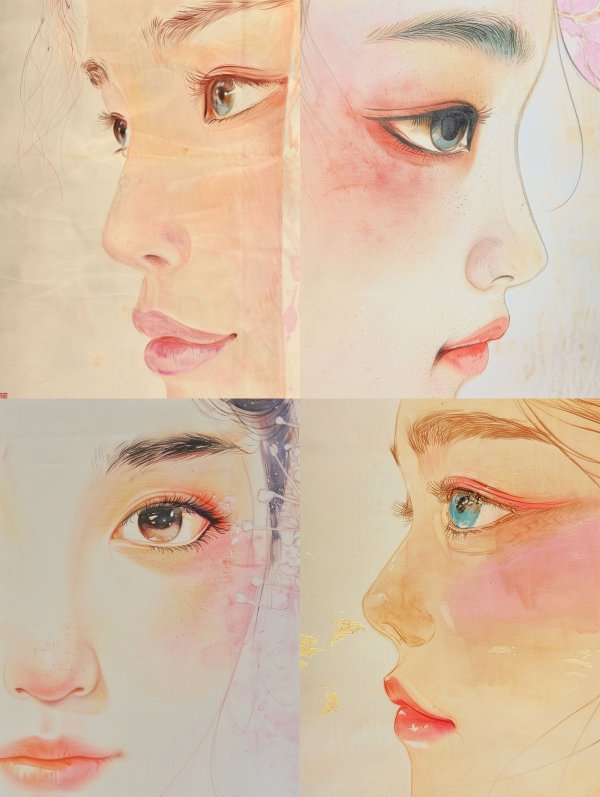 Ethereal Pastel Portrait