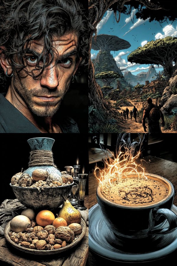 Gritty Hyper-Detailed Portrait