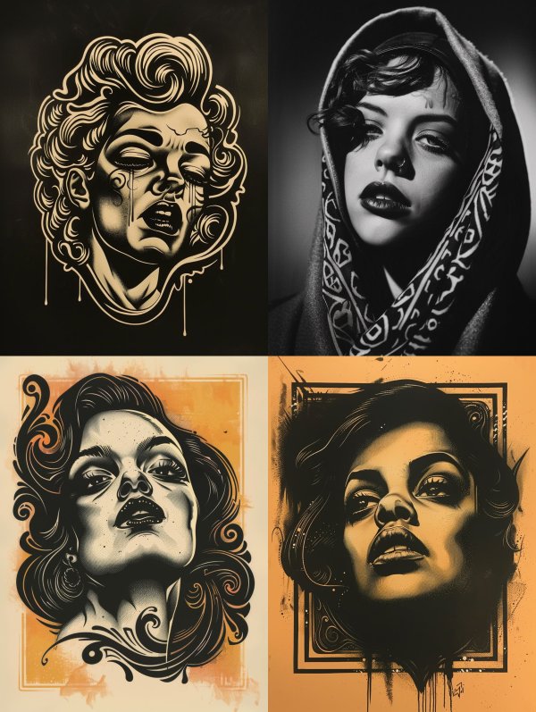Dramatic Noir Portrait Artistry