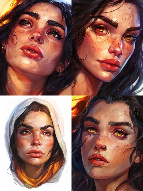 Sun-Drenched Ethereal Portrait