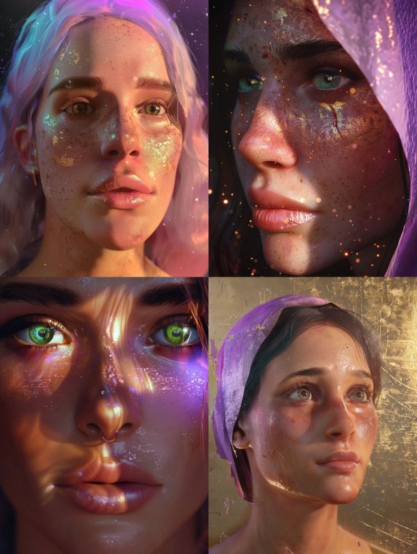 Celestial Glimmer Portrait