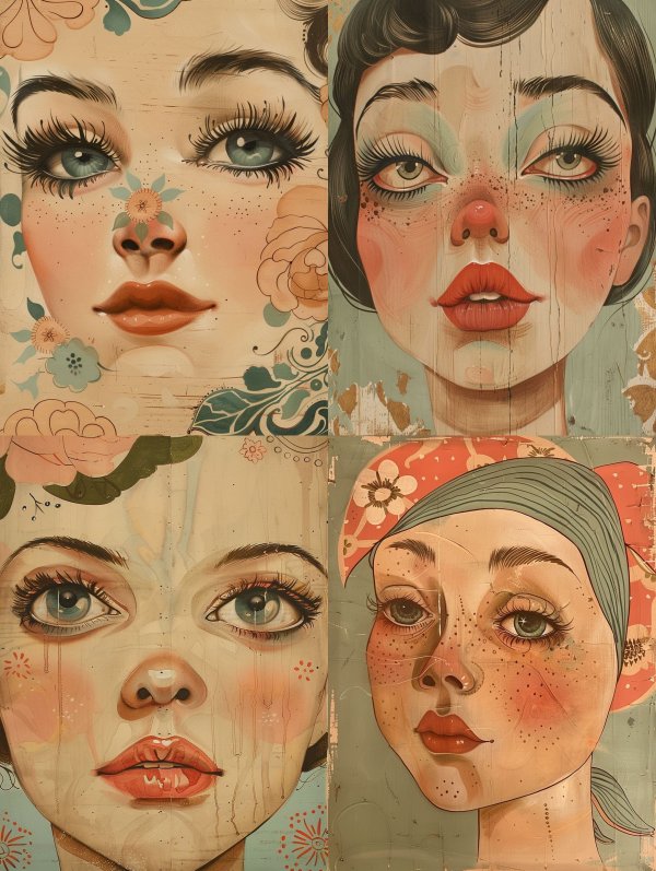 Vintage Floral Muse