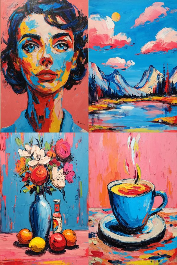 Vibrant Impasto Soul
