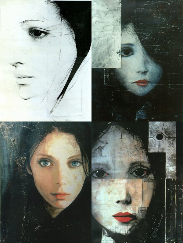 Ethereal Ink Gaze