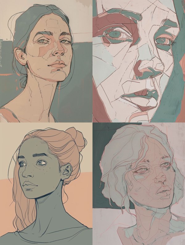 Muted Tones Modern Portraiture