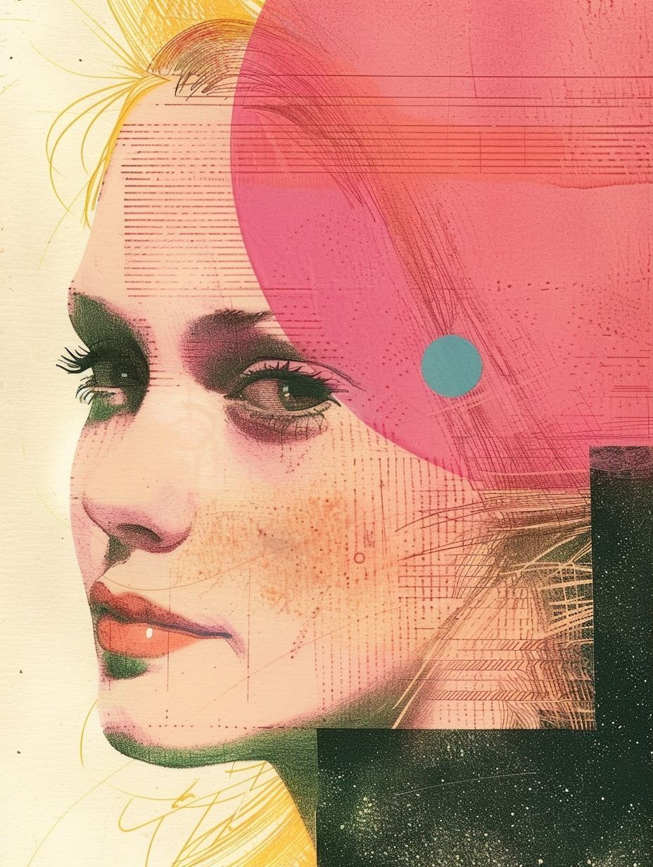 Neon Pop Collage