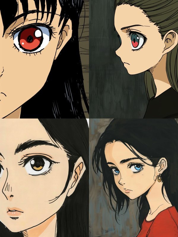 Crimson Gaze Manga Portrait