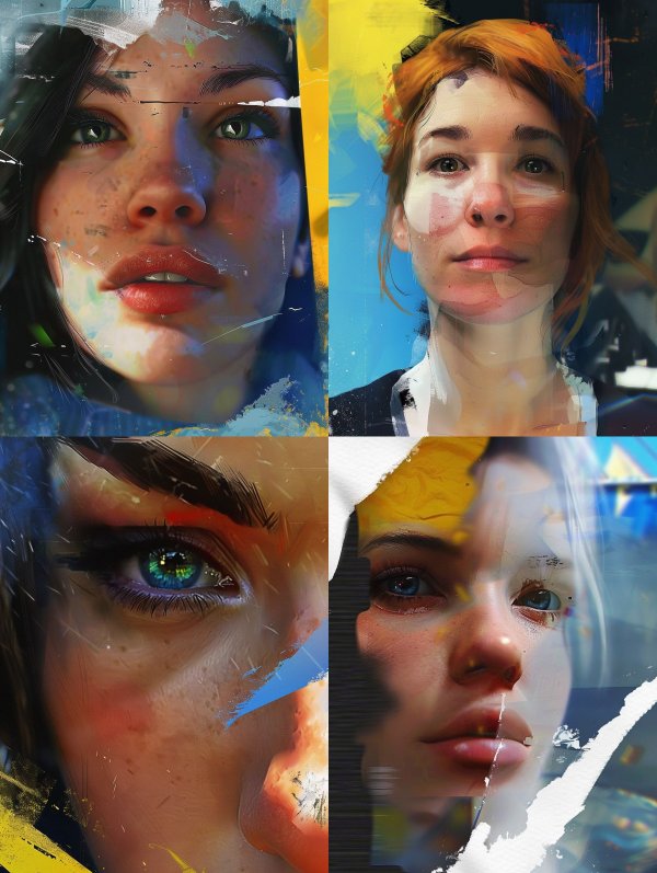 Digital Glitch Portrait