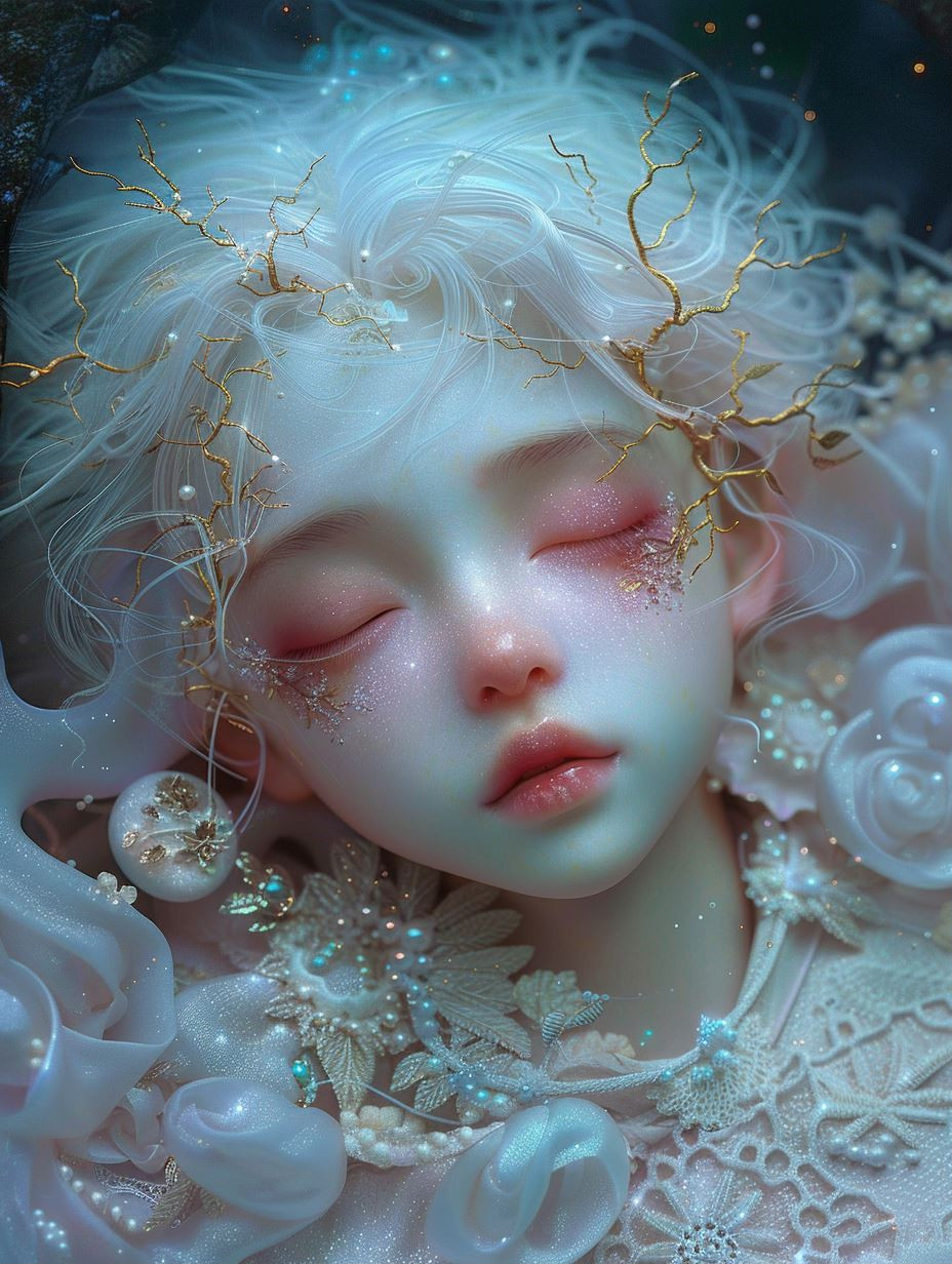 Ethereal Slumber of Golden Branches