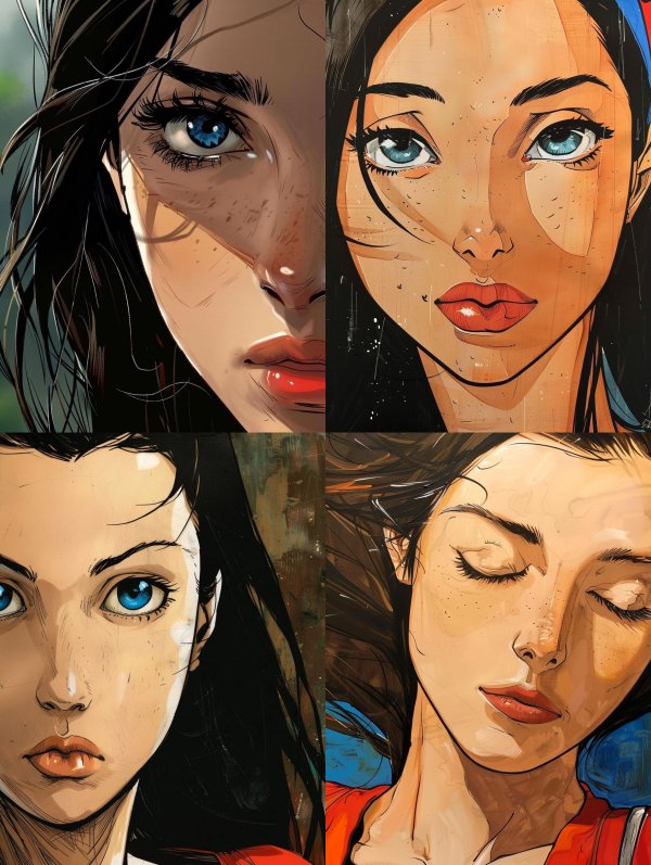 Intense Gaze of Digital Realism