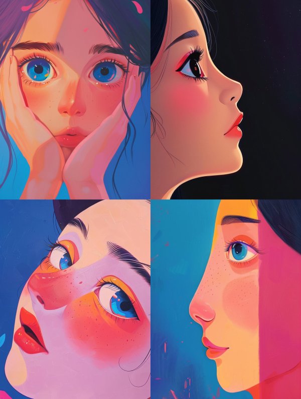 Neon Dream Gaze