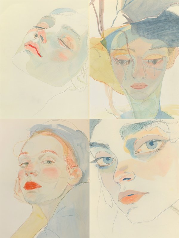 Ethereal Dream of Soft Lines
