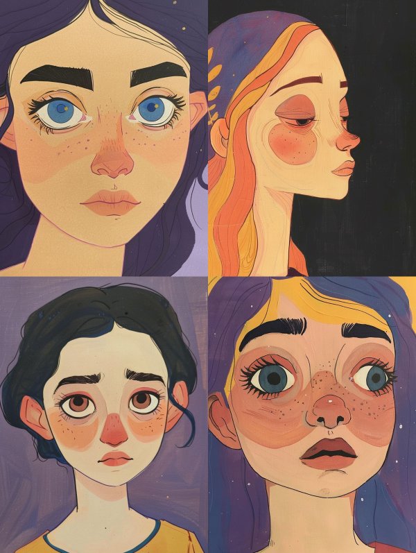 Violet Dream Portrait
