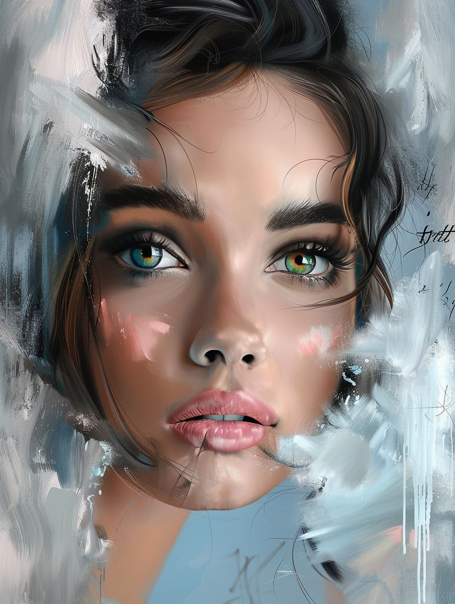 Ethereal Brushstroke Beauty