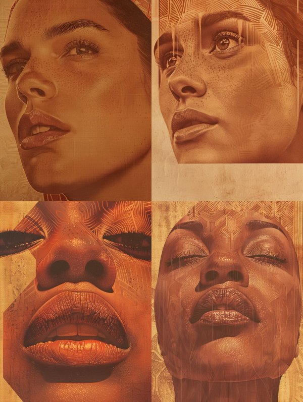 Sun Drenched Terracotta Portrait
