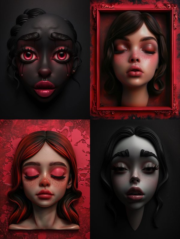 Dark Ethereal Crimson Gaze