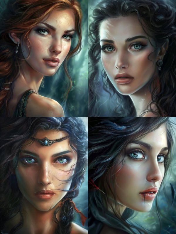 Ethereal Portraits of Mystical Women
