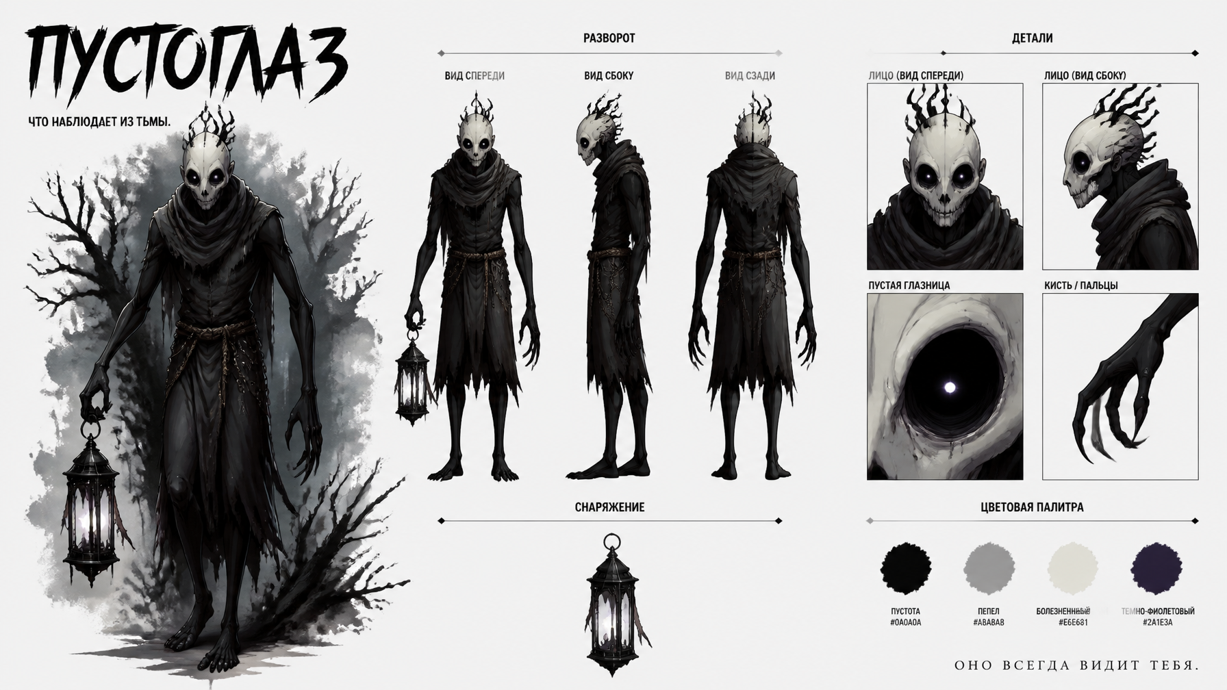 Create a premium cinematic character bible sheet for a mo...