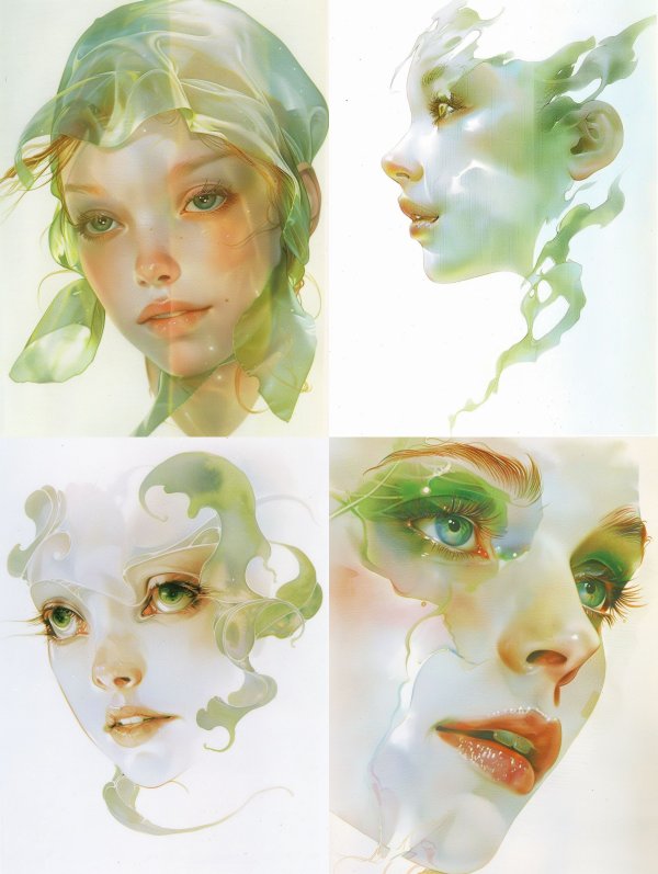 Ethereal Glow in Pale Green