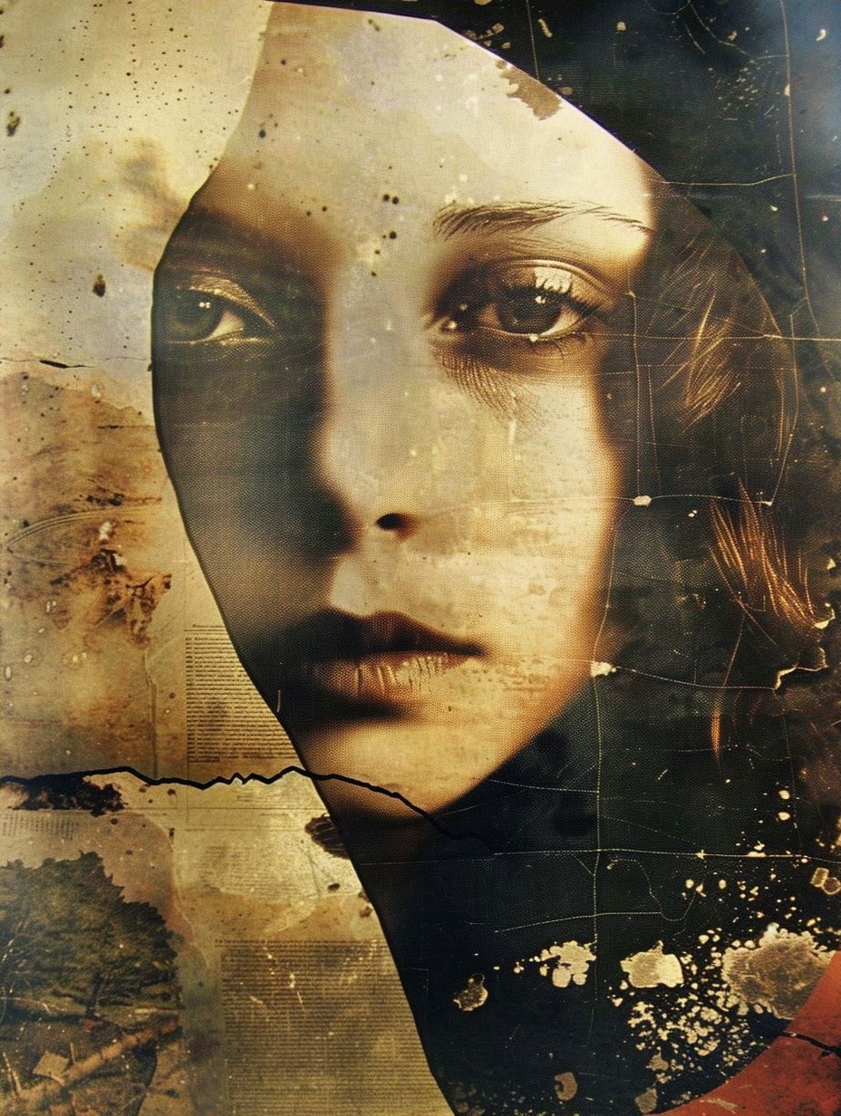 Vintage Ethereal Grunge Portrait - Image 4