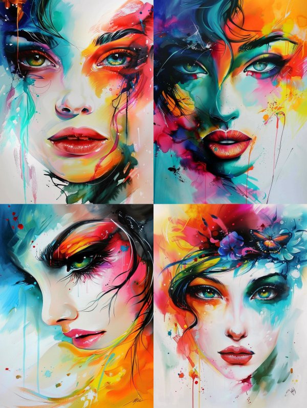 Prismatic Soul Portrait