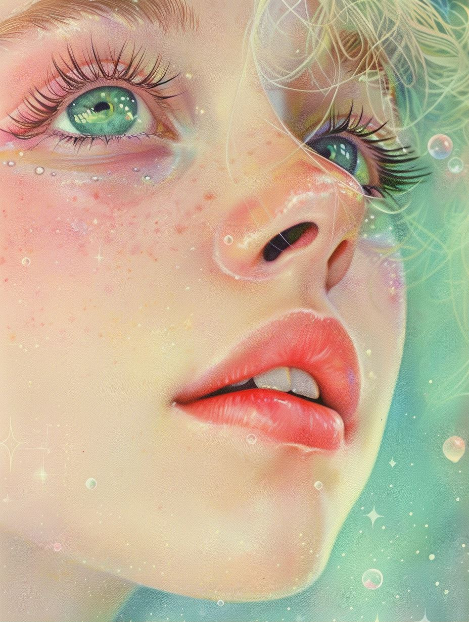 Ethereal Gaze of Cosmic Wonder