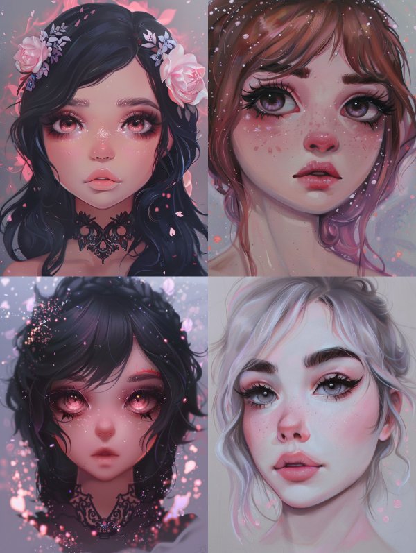 Ethereal Gothic Bloom